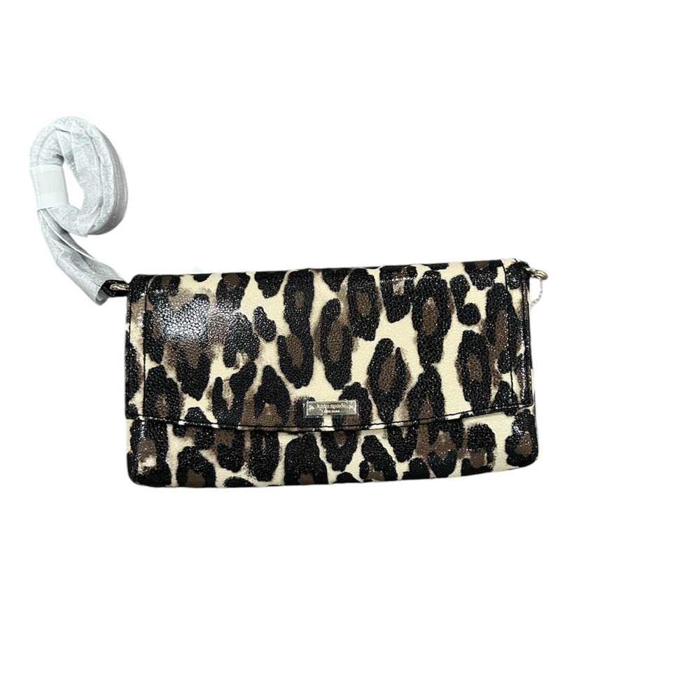 NWT Kate Spade New York Cedar Street Leopard Print Niccola Wristlet